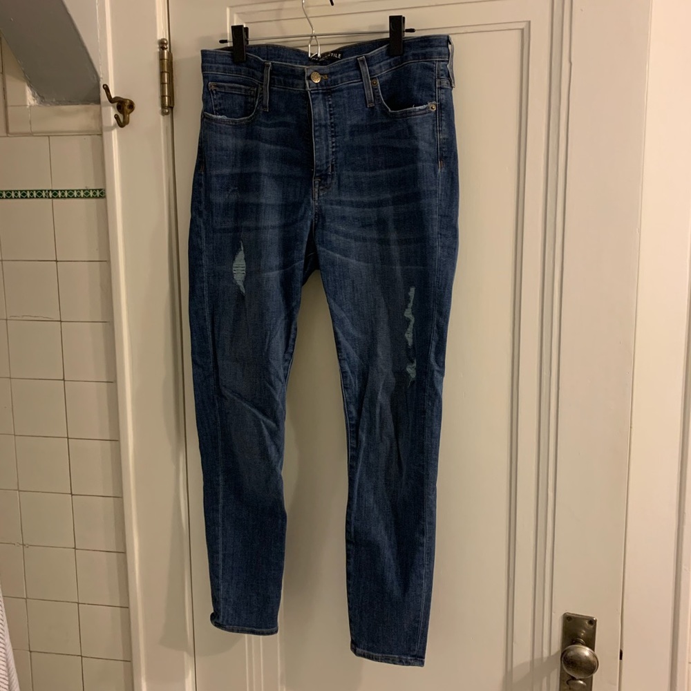 J Crew Mercantile High waisted skinny jeans